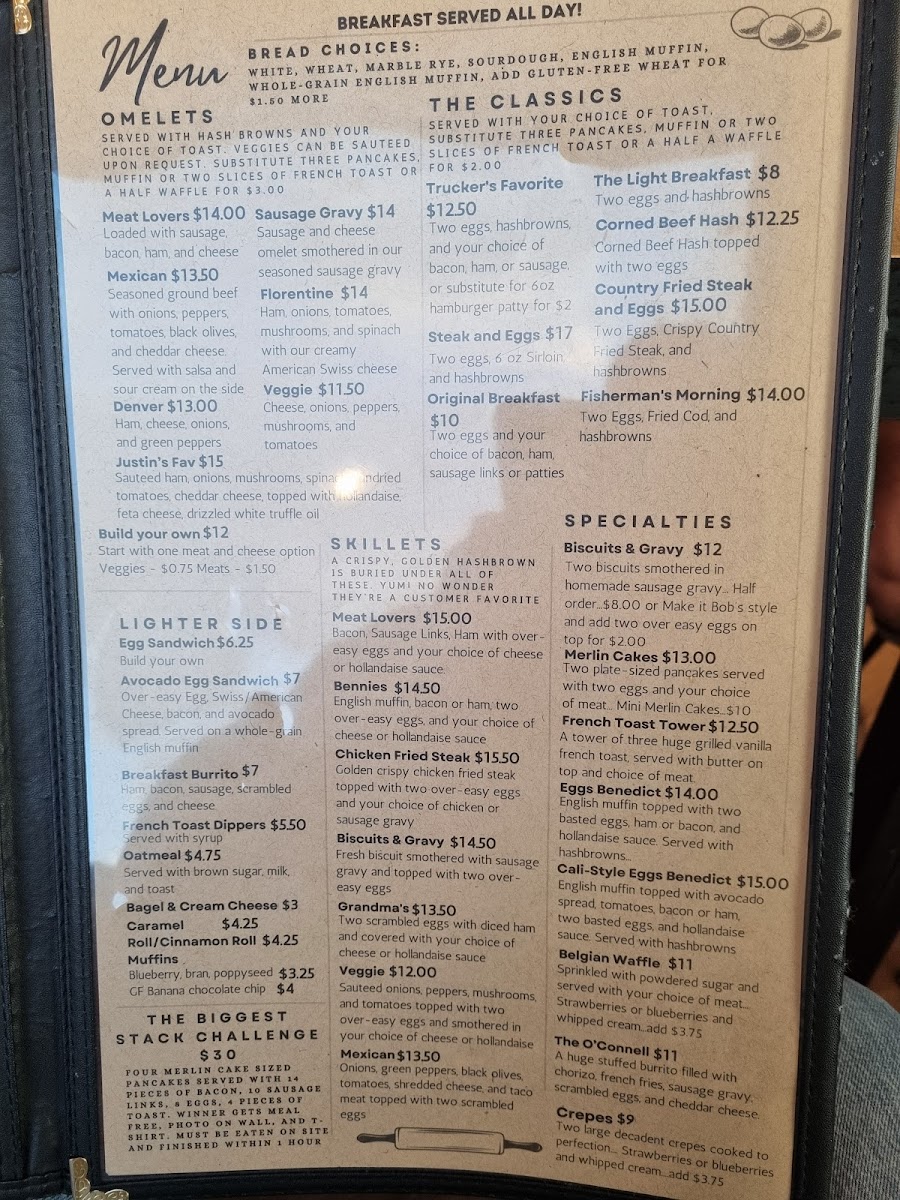 Menu Merlin's Family Restaurant-2