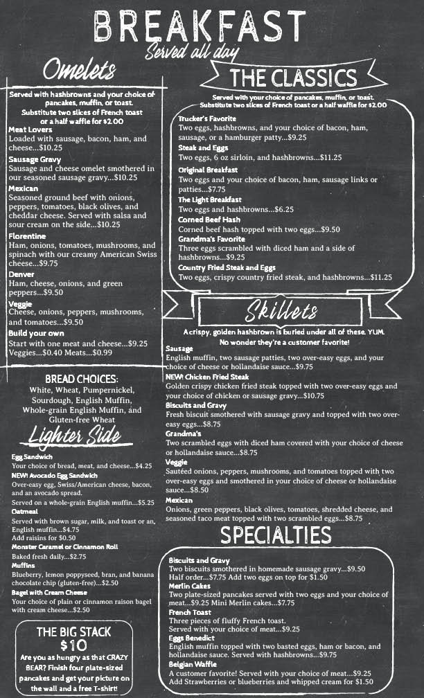 Menu Merlin's Family Restaurant-4