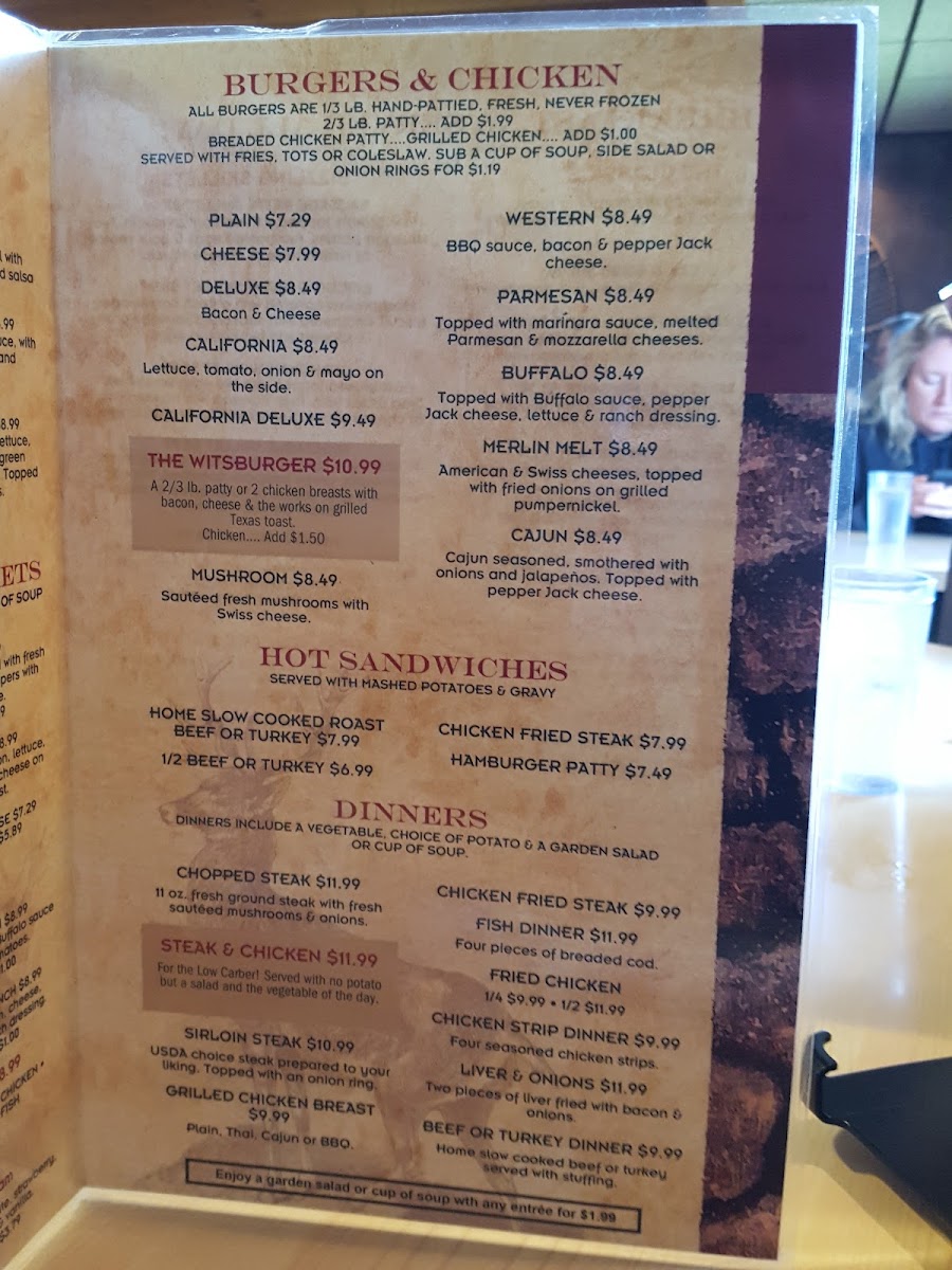 Menu Merlin's Family Restaurant-8